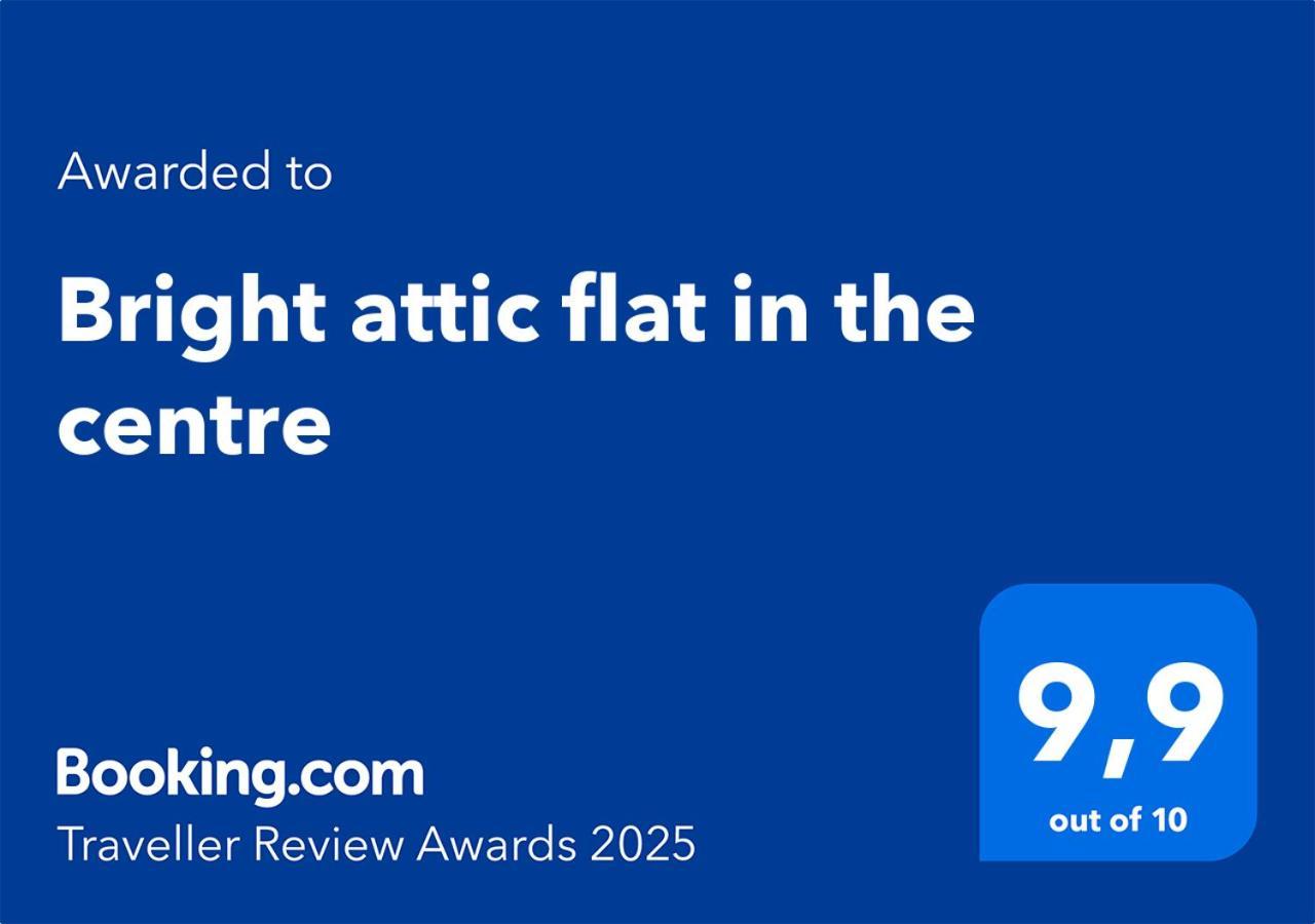 Bright Attic Flat In The Centre Apartment Рига Екстериор снимка